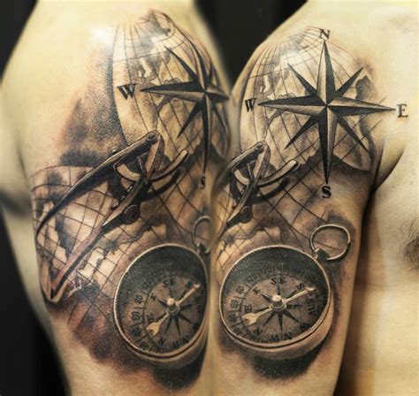 Best Compass Tattoos For Men Compass Tattoo Men Compass My Xxx Hot Girl