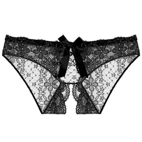 odeerbi women s lace crotchless panties 2024 valentine s day sexy underwear lace bow bikini