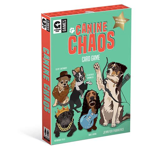 Cafe chaos cards feature art from the odd 1s out world. Canine Chaos Card Game - IWOOT UK