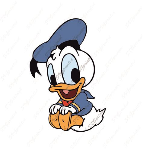 Donald Duck Baby Logo Svgprinted