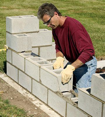 Build a Concrete Block Wall | Better Homes & Gardens