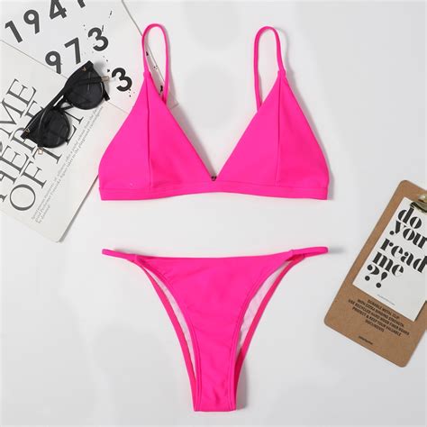 Sexy Bikini Micro Women`s Swimsuit 2021 Tie Dye Mini Thong Bikinis Set Brazilian Swimming For