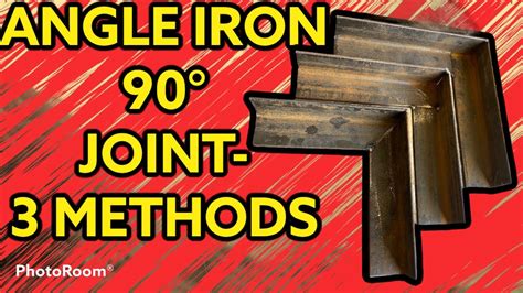 Joining Angle Iron At 90 Degrees Using 3 Easy Joint Methods Cope