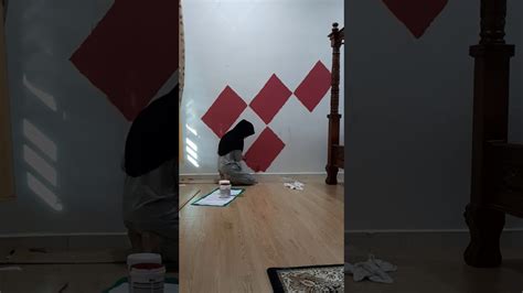 Masih mengekalkan cara sebulan satu barang. ini cara deko dan cat dinding corak abstrak. Wall deco panting. Cat dinding bercorak (part2) - YouTube