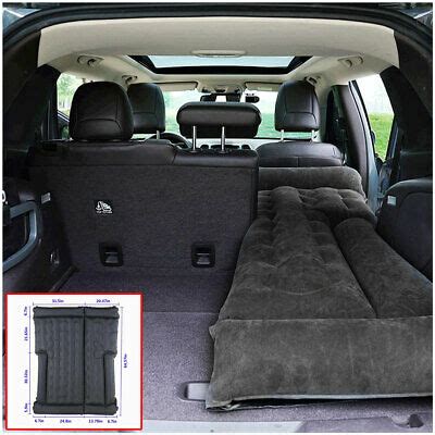 Inflatable car air mattress is a great accessory through which you will have great comfort on the road. Black Car SUV Inflatable bed back seat Air Mattress ...