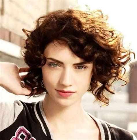 Bob Haircut Curly Hair Round Face 25mmcreamecocoil41recycledspiraguide