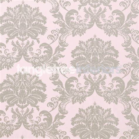 Burke décor's modern damask wallpaper patterns and designs bring this classic pattern into the 21st century. 45+ Pink and Silver Damask Wallpaper on WallpaperSafari