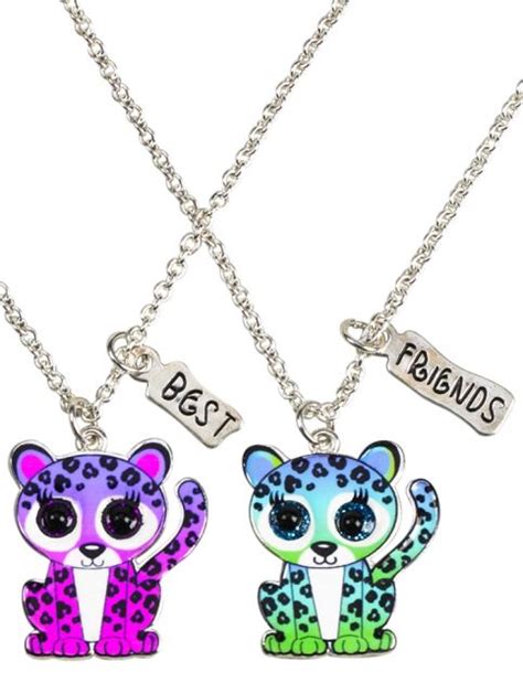 Bff Cheetah Necklaces Girls Animal Shop Jewelry By Trend Shop