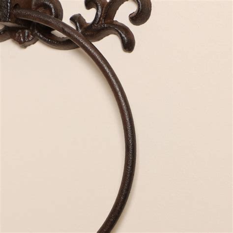 Other types include white iron (almost impossible to weld), ductile iron (difficult, slow and demanding to weld) and malleable iron (iron that cannot be weld as doing so alters the metal`s properties). Cast Iron Country Rooster Towel Ring By Dibor | notonthehighstreet.com