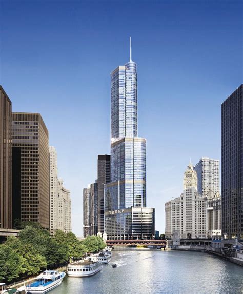 Trumps 848 Million 98 Floor Hotel And Tower In Chicago On Wabash Ave