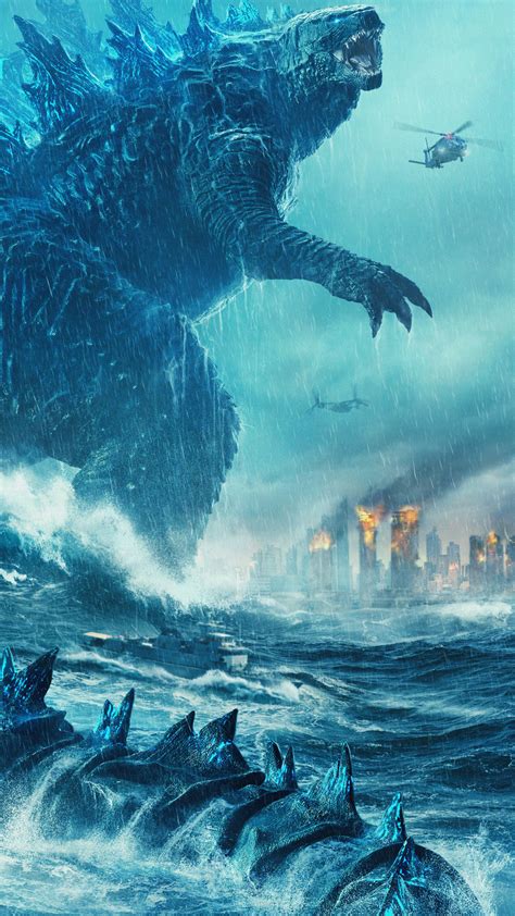 This is great for the home theater or just cool wall art. 2160x3840 Godzilla King Of The Monsters 2019 Poster Sony ...