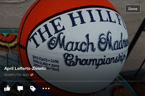 Free Hand Painted Custom Basketball By April Lefferts Ziviello On