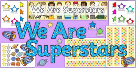 We Are Superstars Ready Made Reward Display Pack