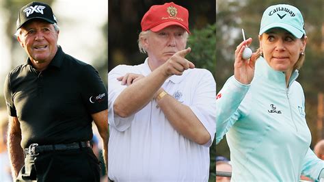 Enjoying my work and i'm passionate about. President Donal Trump hits links with Hall-of-Famers Gary ...