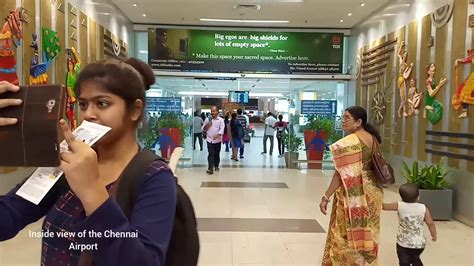 Inside And Outside Of The Chennai International Airport Youtube