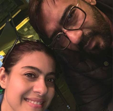 Kajol Shares A Cosy Selfie With Hubby Ajay Devgn On Their 18th Wedding