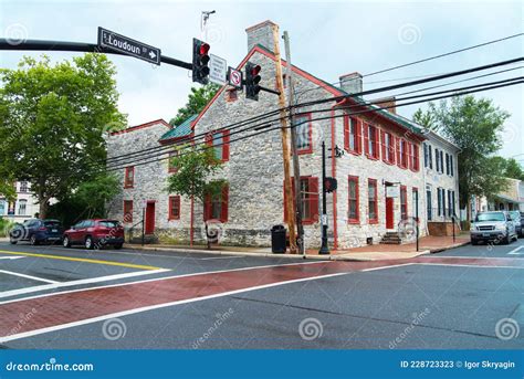 Historic Buildings Of Old Winchester In Virginia Editorial Stock Photo