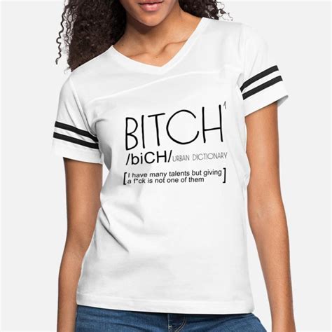 Shop Bitch Definition T Shirts Online Spreadshirt