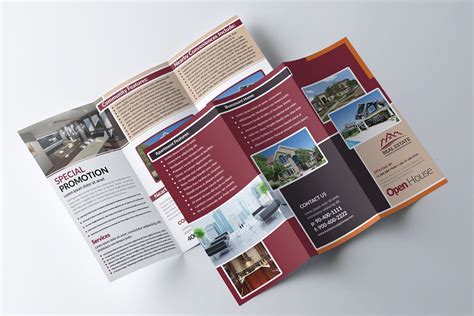 Real Estate Trifold #Estate#Real#Trifold#Templates | Trifold templates, Templates, Brochure template