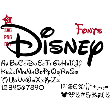 Disney Font Svg Walt Disney Font Svg Disney Font Alphabet Inspire