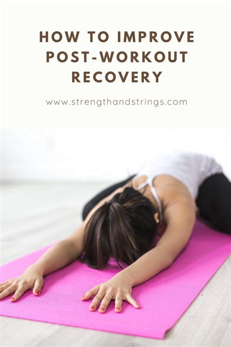How To Improve Post Workout Recovery