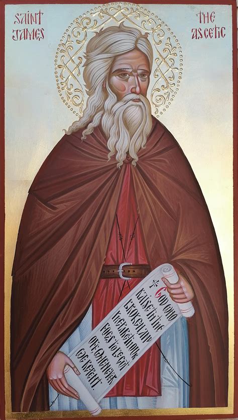 St James The Ascetic Icon Icon Hand Painted Orthodox Icon