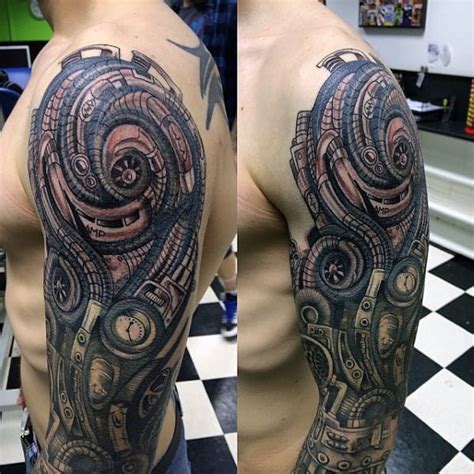 Maybe you would like to learn more about one of these? 75 Steampunk Tattoo Designs For Men - Masculine Machinery