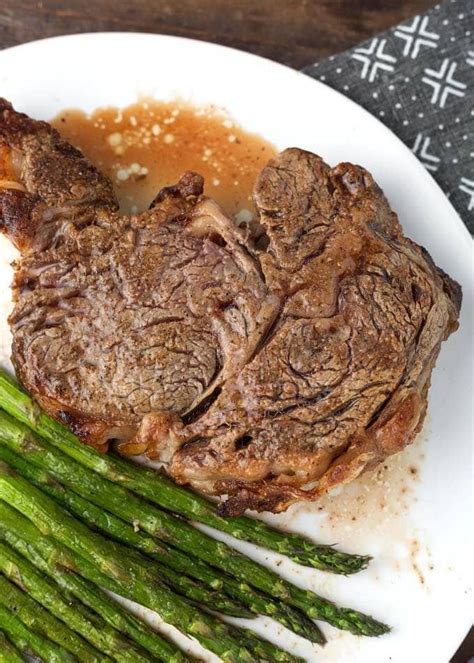 We had a small steak in the freezer and thought about making a stir fry out of it. Air Fryer Rib Eye Steak is tender, juicy, and delicious ...