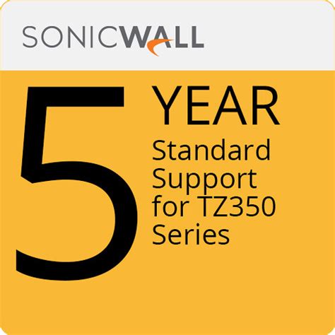 Sonicwall Standard Support For Tz350 5 Year 02 Ssc 1807 Bandh