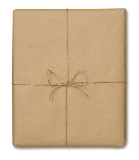 Brown Paper Package Stock Image Image Of Twine Wrapped 9421341