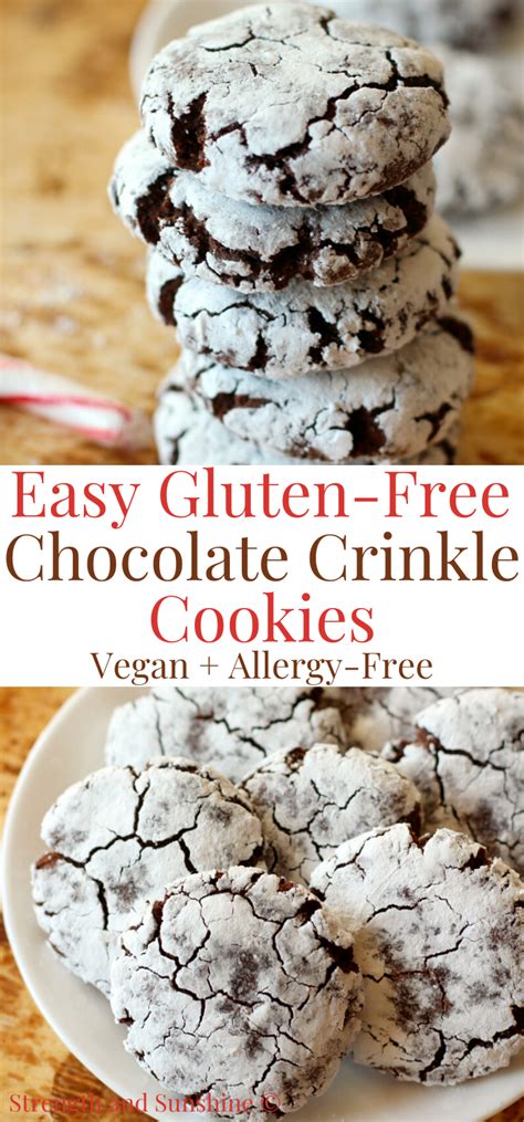 These are easy, delicious recipes that will become family favorites! Chocolate Peppermint Crinkle Cookies (Gluten-Free, Vegan ...