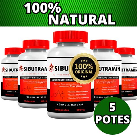 Potes Emagrecedor Natural Sibu Caps Shopee Brasil