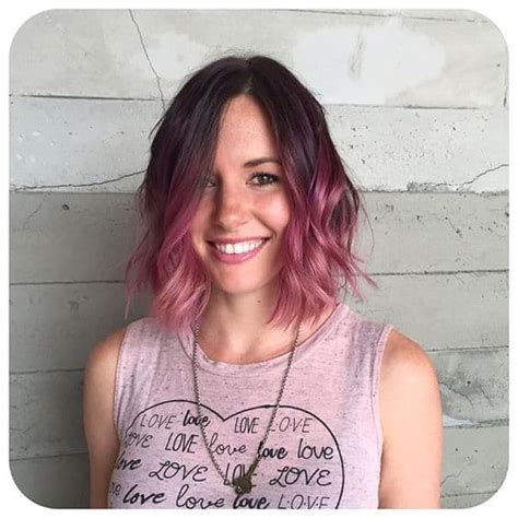 When you know which pink suits you best, you can always use crazy colour or a home tinting kit to keep. 20 Best Balayage Short Hair - On Haircuts