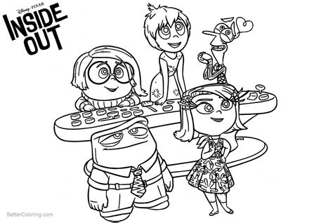 It'll be a truly unforgettable adventure! Inside Out Coloring Pages - Free Printable Coloring Pages