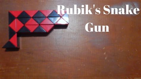 How To Make A Gun Rubiks Snake Youtube