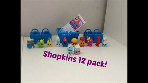 Shopkins 12 Pack Unboxing Youtube
