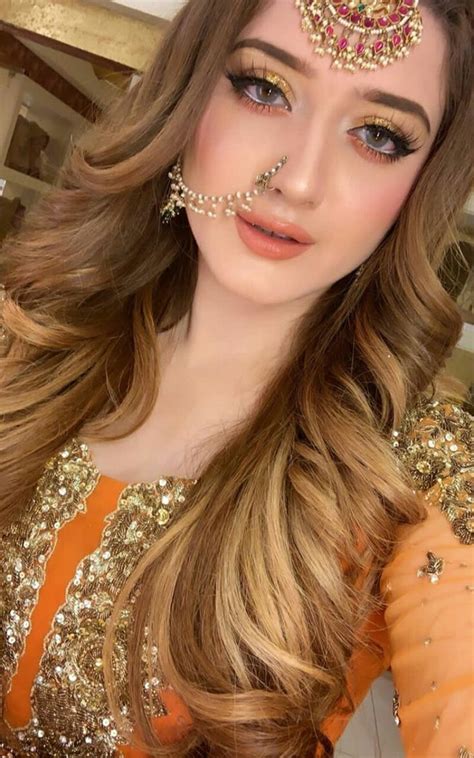 pin  tania  glam  pakistani bridal hairstyles