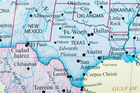 Texas Map Major Cities Stock Photos Free And Royalty Free Stock Photos