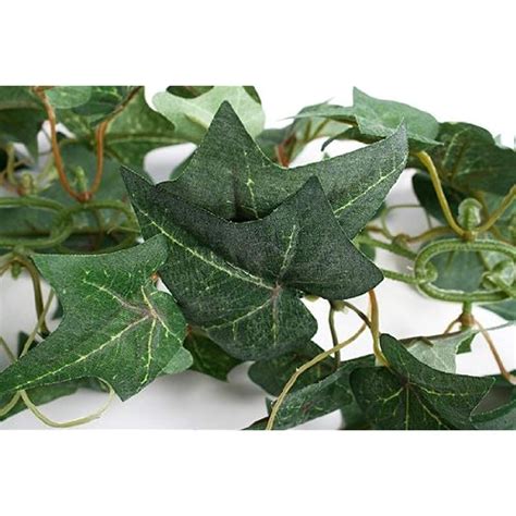 Ivy leaves vines artificial ivy, silk ivy garland greenery artificial hanging leaves plant for these artificial english ivy not only make your decor seem aesthetically appealing but also give you a. 6 Foot Artificial Silk Flocked English Ivy Chain Garland ...