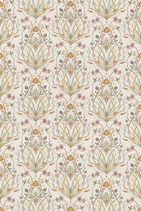 Potagerie By The Chateau By Angel Strawbridge Cream Fabric Wallpaper Direct Art Deco