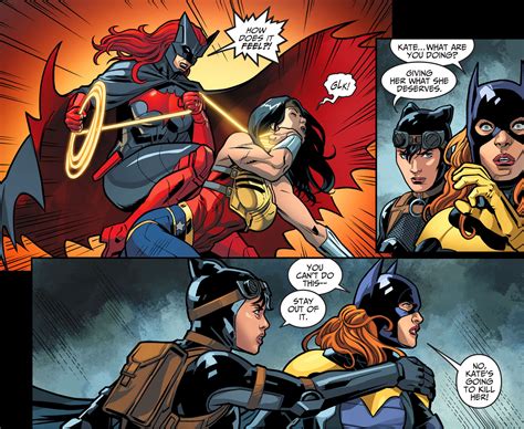 Batwoman Attacks Wonder Woman Comicnewbies