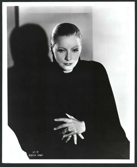 Greta Garbo Stylish Pose Mgm Stunning Portrait S Original Vintage