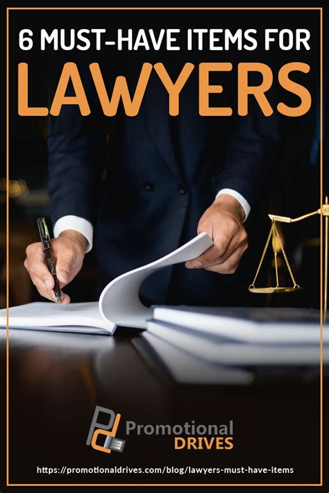 6 Must Have Items For Lawyers Promotional Drives Must Haves Must