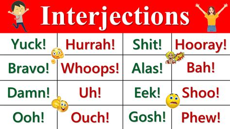What Is Interjection Types Of Interjections With Examples Ilmrary