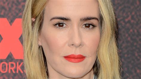 The Actual Lip Color Sarah Paulson Wore In American Horror Story Hotel