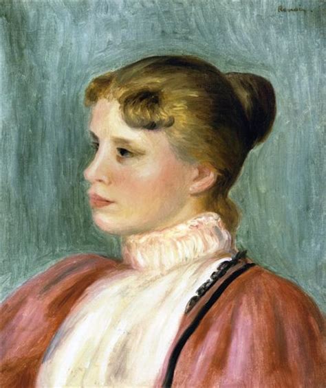 Portrait Of A Woman 1897 Pierre Auguste Renoir