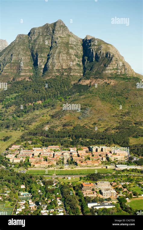 Aerial View Of The University Of Cape Town On The Slopes Of Devils