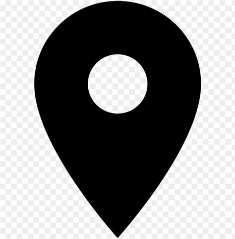 Free Download Hd Png Map Marker Pin Icon Symbol Vector Black Place