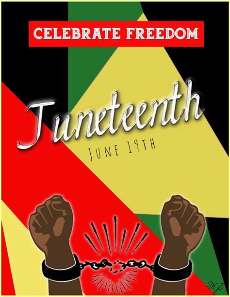 Juneteenth, holiday commemorating the end of slavery in the united states, observed annually on june 19. Juneteenth in 2020 | Black history month posters, Black ...