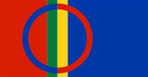 Sámen flágga - Samiska flaggan | Malå Kommun